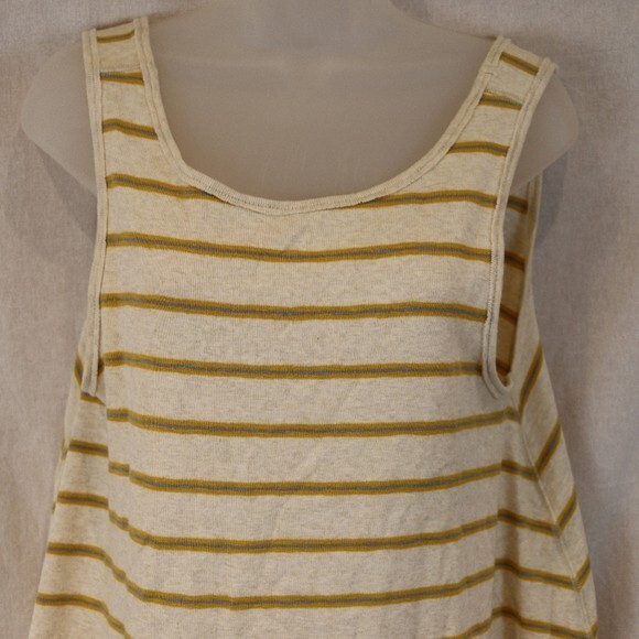 Free People Striped Tank Top We The Free Garden Stripe Tank Tunic Small - Picture 3 of 11